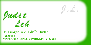 judit leh business card